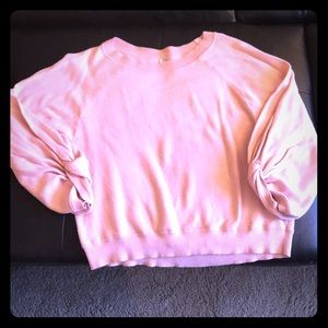 Tie sleeve cotton Margaret O’Leary Sweater